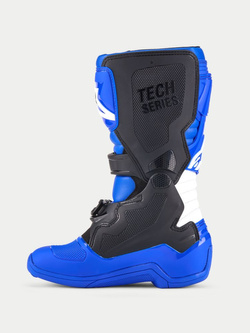 Buty enduro dziecięce Alpinestars MX Tech 7S niebiesko-czarno-białe