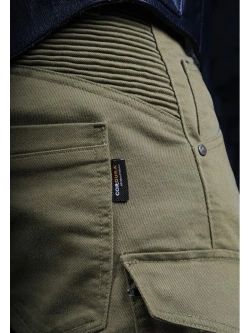 Jeansy motocyklowe 4SR Tourismo zielone