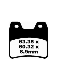 Klocki hamulcowe EBC FA348HH 63.35 x 60.32 x 8.9mm NA TYŁ