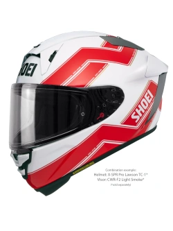 Kask integralny Shoei X-SPR PRO Lawson TC-1 czerwono-biały