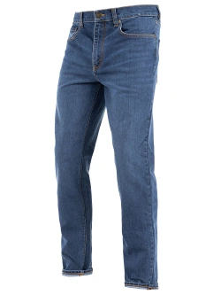 Jeansy motocyklowe John Doe Classic Tapered Mono niebieskie
