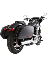 Tłumik motocyklowy Rinehart Racing 4" Harley Davidson Sport Glide (FLSB) chromowany/czarny [18-24]
