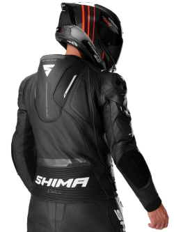 Kurtka motocyklowa skórzana Shima Mission ST G2 czarno-biała