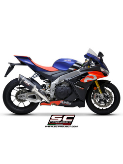 Tłumik SC-Project SC1-R, Titanium / Carbon - Aprilia RSV 4 [21-22] 