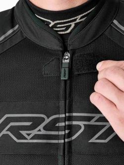 Kurtka motocyklowa tekstylna RST S1 Mesh D3O czarna