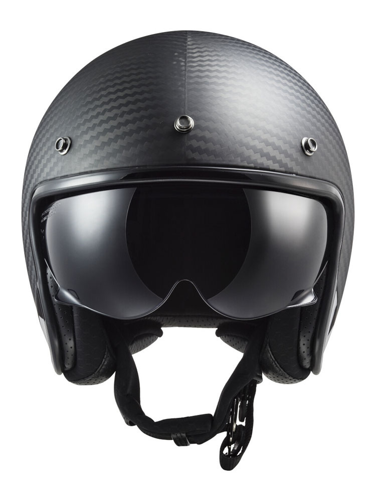 Kask otwarty LS2 OF601 Bob II Carbon czarny