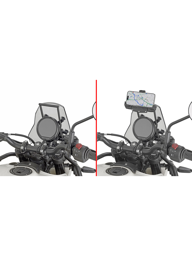 Poprzeczka GIVI do uchwytów S902A, S920M, S920L, S95KIT oraz uchwytów do smartfona/ GPS Royal Enfield Himalayan 450 (24-)