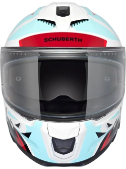 Kask integralny Schuberth S3 Spark biało-niebiesko-czerwony
