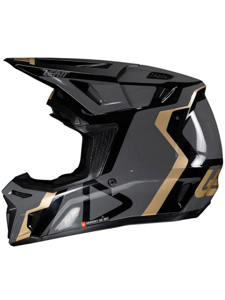 Kask enduro Leatt Moto 8.5 V25 czarno-złoty