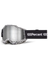 Gogle motocyklowe 100% Accuri 2 z szybką lustrzaną czarno-białe