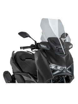 Szyba do skutera turystyczna PUIG V-Tech Yamaha X-MAX 125 TECH MAX/+ (25-)/X-MAX 300 TECH MAX/+ (25-) przyciemniana