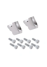 Podwyższenie kierownicy Hepco&Becker Royal Enfield Super Meteor 650 (23-) [30 mm w górę, 21 mm w tył] srebrne