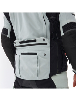Kurtka motocyklowa tekstylna Rebelhorn Range szaro-czarno-czerwona