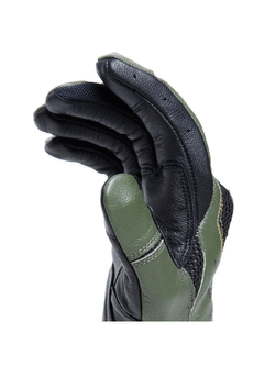 Rękawice motocyklowe Dainese Karakum Ergo-Tek czarno-zielone