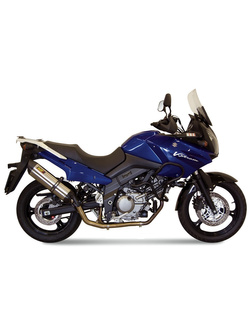 Pełny układ wydechowy (Suono) MIVV do Suzuki DL 650 V-Strom (04-06) srebrny