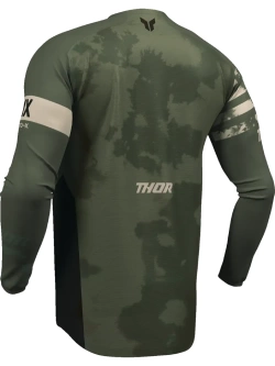Bluza enduro Thor Launchmode Bleach czarno-zielona