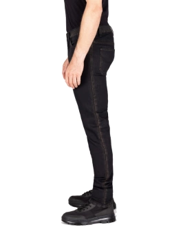 Jeansy motocyklowe Knox Colton Slim Aged Black Rust czarne