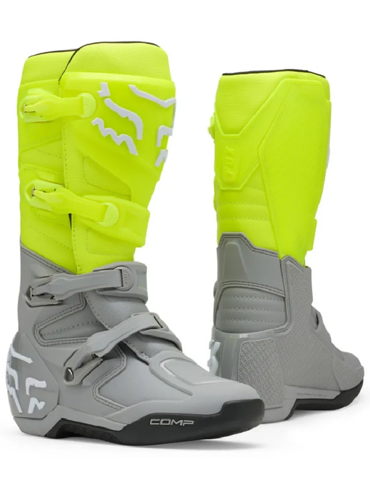 Buty enduro Fox Comp szare-fluo
