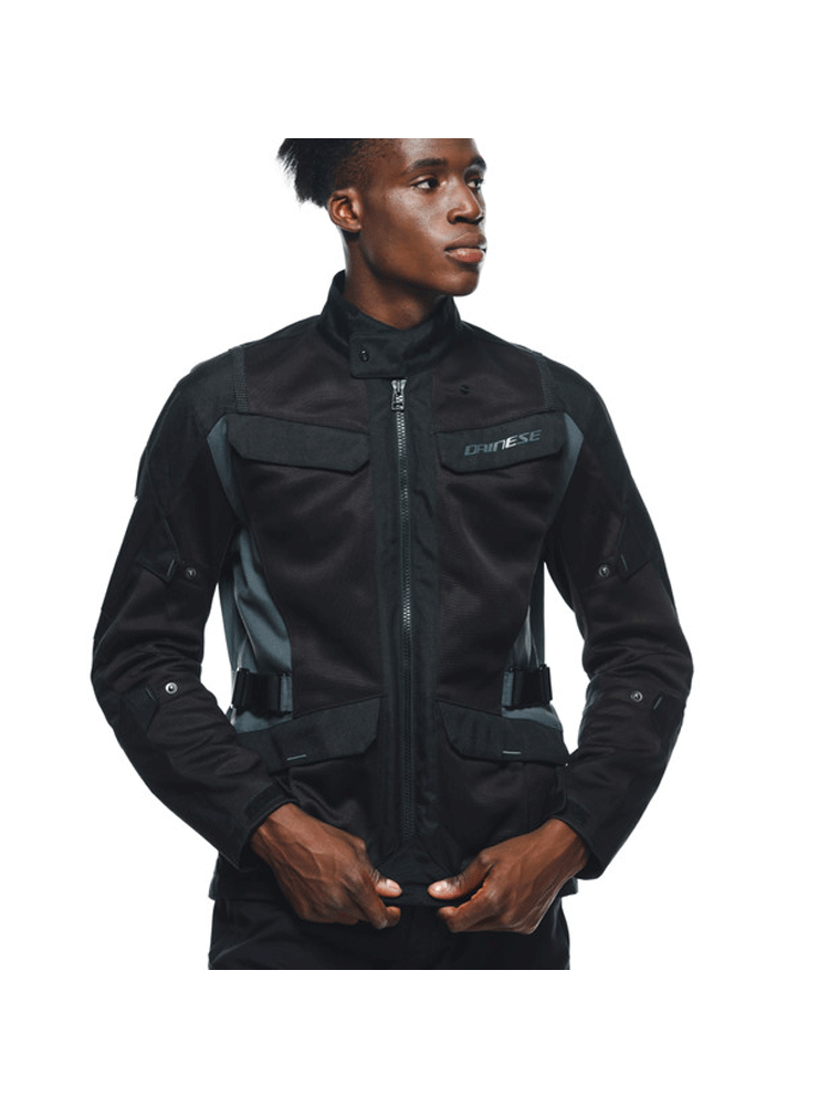 Kurtka motocyklowa tekstylna Dainese Desert Tex czarno-szara