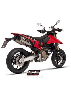 Tłumik motocyklowy podwójny SC-Project SC1-S Ducati Hypermotard 698 Mono/RVE (24-) tytan
