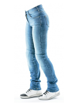 Jeansy motocyklowe damskie City Nomad Karen Classic niebieskie