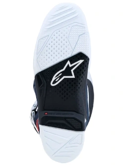 Buty enduro Alpinestars MX Tech 7 biało-niebiesko-fioletowe