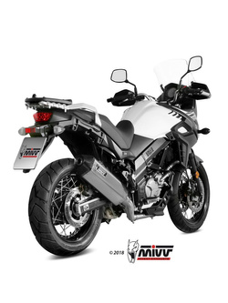 Pełny układ wydechowy (Speed Edge) MIVV do Suzuki DL 650 V-Strom (17-) srebrny