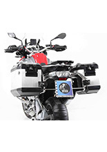 Zestaw: kufry boczne + stelaże Hepco&Becker Xplorer Cutout BMW R1200GS LC Adventure (14-18) srebrne