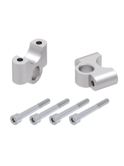 Podwyższenie kierownicy Hepco&Becker BMW R 1200 GS LC (13-18) [35 mm w górę] srebrne