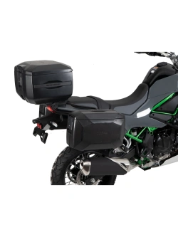 Zestaw: stelaż Smartrack z kufrem centralnym czarnym Hepco&Becker Xcore Kawasaki KLE 500/SE (26-)
