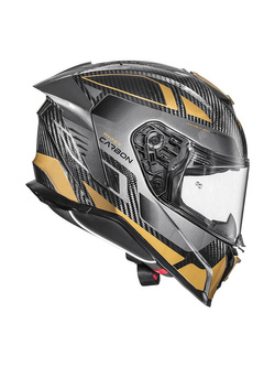 Kask integralny Premier Hyper Carbon TK19 szaro-złoty
