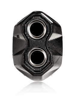 Tłumik motocyklowy Akrapović Kawasaki Z H2 1000 (20-24) [czarny tytan/ włókno węglowe]