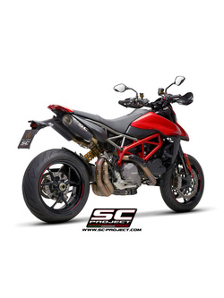 Podwójny tłumik SC-Project S1 Carbon - Ducati Hypermotard 950 / RVE / SP [19-21]
