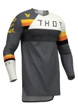 Bluza enduro Thor Sportmode League szaro-biała