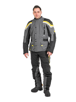 Spodnie motocyklowe tekstylne Touratech Companero Weather Traveller szare