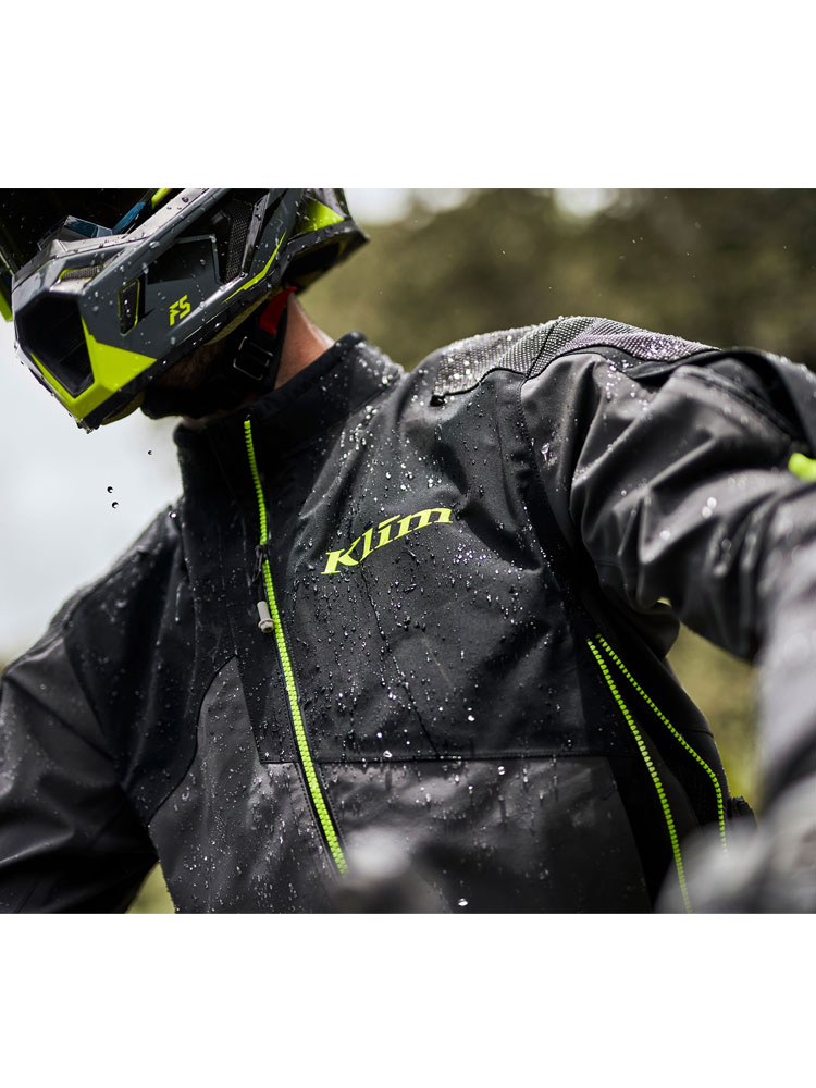 Kurtka enduro Klim Raptor GTX szaro-fluo żółta