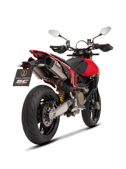 Tłumik motocyklowy podwójny SC-Project SC1-S Ducati Hypermotard 698 Mono/RVE (24-) tytan