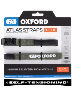 Pasy mocujące bagaż Oxford Atlas B-Clip 17 [mm] x 1.2 [M] khaki
