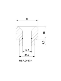 Adapter lusterek PUIG Hi-Tech 4 do kierownicy BMW