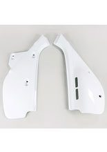 Osłony boczne tylne UFO do Honda XR 600R (88-00) białe