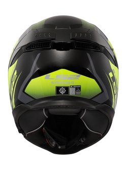 Kask integralny LS2 FF808 Stream II Fury czarno-żółty