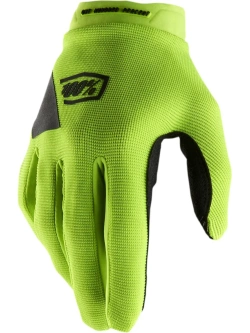 Rękawice cross damskie 100% Ridecamp fluo-czarne