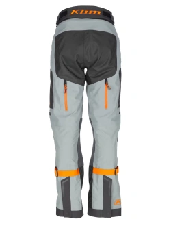 Spodnie motocyklowe damskie tekstylne Klim Artemis szaro-pomarańczowe