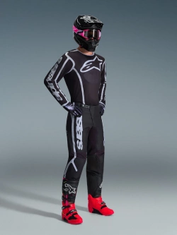 Bluza cross Alpinestars MX Fluid Apex czarno-szara