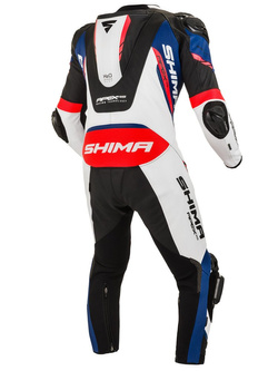 Kombinezon motocyklowy jednoczęściowy Shima Apex RS biało-niebieski