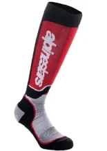Skarpety Alpinestars MX Plus czarno-czerwono-szare