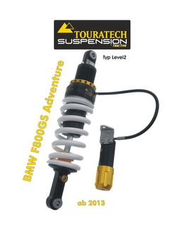 Amortyzator typ level 2/ExploreHP Touratech do BMW F800GS ADV (13-21)