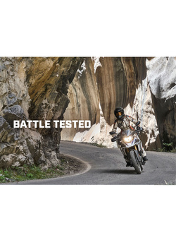 Kurtka motocyklowa damska tekstylna Klim Artemis brązowo-pomarańczowa