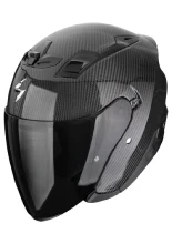 Kask otwarty Scorpion EXO-Z1 Carbon Solid czarny połysk