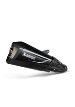 Tłumik motocyklowy Slip-On Line Akrapović Vespa GTS 300/ Sei Giorni 300 (21-24) [stal nierdzewna] czarny